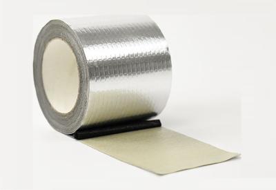 China Grey Adhesive Aluminium Butyl Rubber Tape For Construction Surface Flashing for sale