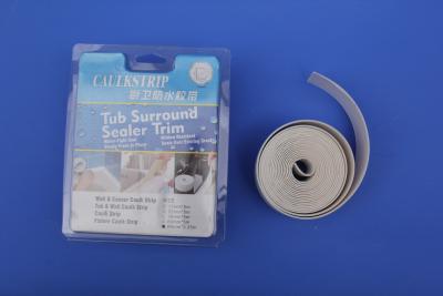 China PVC Caulk Strip Seam Joint Caulkstrip Tub Surround Sealer Trim 22mm X 2.8m / 3.2m White Gray . for sale