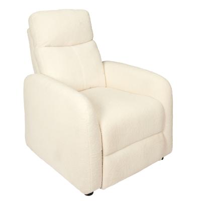 China Relaxation Reclining Armchair Leather Ergonomic Heated Lounge Chair For Living Room Sofa Chair Padded Seat Reclining Single Chair for sale