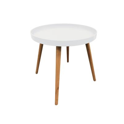 China MDF TALBE Amazon Ebay 2021 2022 hot sale modern coffee tables for living room WHITE ROUND TABLE MDF TABLE for sale