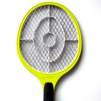 China Durable large mesh high voltage swatter pilots safety three-layer multi-function network mosquito killing electric mosquito swatter for sale