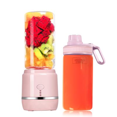 China Mini Portable USB Car Food Rechargeable Smart Electric Fruit Blender Fruit Squeezer Drinking Cup for sale