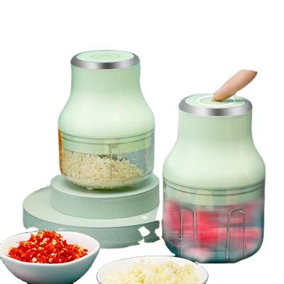 China Crushing USB Charging Electric Garlic Ginger Portable Mini Baby Food Chopper Vegetable Shredder Blender for sale