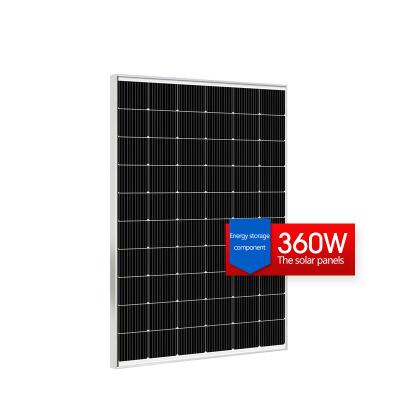 China Home Ftsh 360W  Monocrystalline Silicon Solar Panel Solar  300W Solar Panels Black Solar  OEM  ODM Solar Panels for sale