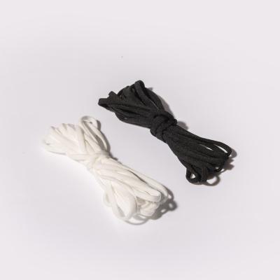 China Low Elastic Price Guaranteed Quality Nylon Spandex Ear Loop 3-4mm Elastic Earloop Cord for sale