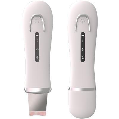 China Acne Treatment Skin Spatul Deep Cleansing And Blackhead Removal Tool Ultrasonic Scrubber for sale