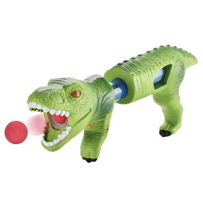 China Electronic Shooting Soft Dinosaur Toy Guns Air Gun Acousto-Optic Bullet Toy Games New Kids Indoor Sport for sale