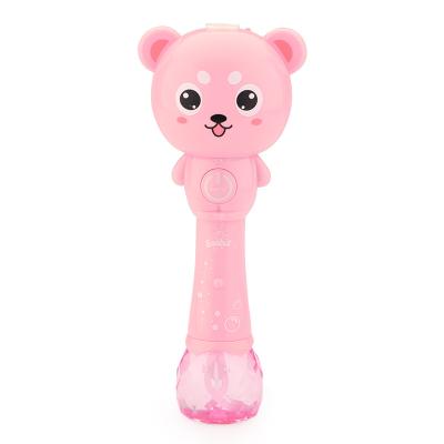 China Eductional Kid Toys Plastic Sprinkle Kids Soap Liquid Stick Magic Soap Bubble Wand Toy for sale