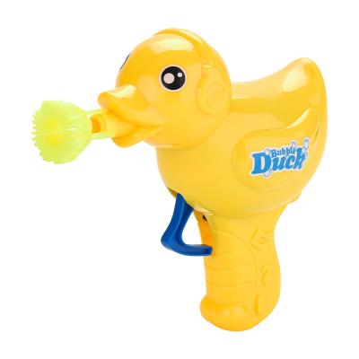 China Educational Kid Toys New Children Outdoor Summer Bubble Fan Gun Toys Duck Water Gun Cheap for sale