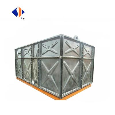 China 2023 HDG Hot Dip Galvanized Assembled Steel Drinkbare opslag tank Rechthoekige water tank Te koop