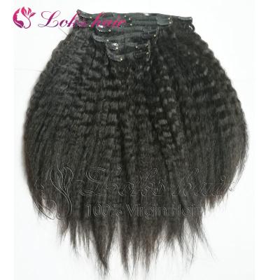 China Curly Straight Clip In Hair Extensions Free Sample, Curly Straight Clip In Hair Extensions, Wholesale Clip On Hair Extension for sale