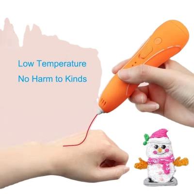 China Aliexpress Creative 3D Pen Magic Low Temperature For Children Writing Anti-scald 3D Printing Printing Pen PCL Filament Creative Gift For Kids for sale