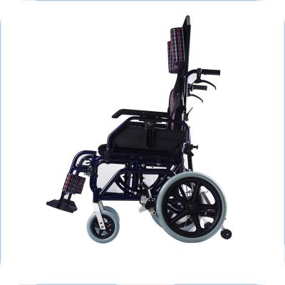 China All Ages China Supplier Aluminum Comfort Reclining Wheelchair Types for sale