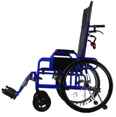 China All Ages Professional Liquid Coated New Product OEM Reclining Steel Wheelchair for sale