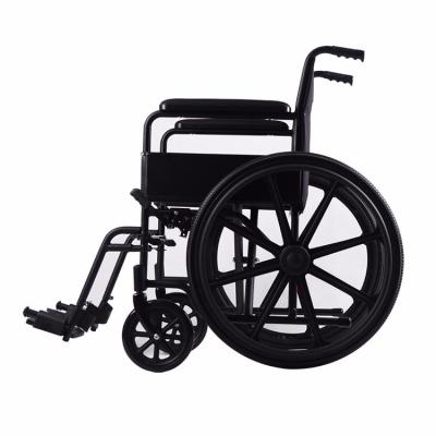 China All Ages High Quality Cheap Powder Coated Hospital Wheelchair Run Flexibly for sale