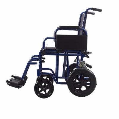 China The Economic Practical Manual Disability Carbon Steel Wheelchair For Disability for sale