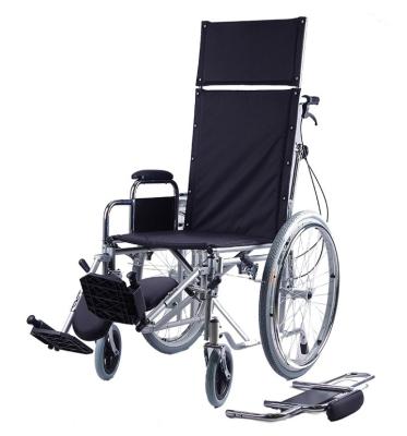 China Modern Design Personal Care Durable And Practical Steel Extended Manual Hospital And Wheelchair For The Disabled And The Elderly for sale