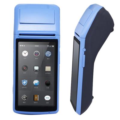 China Color all in one pda andriod barcode pda handheld pda pos printer smart terminal pda color all in one pos for sale