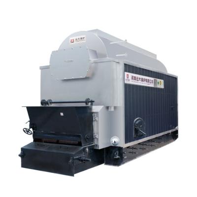 China Horizontal 6 Ton Paddy Hull Fired Steam Boiler Machine For Scalding Rice 100 Ton / Day for sale