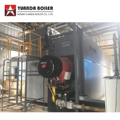 China Horizontal SZS 20 Ton 3.82 Mpa 38 Kg Pressure Natural Gas Diesel Heavy Oil Fired Steam Boiler For Sale for sale