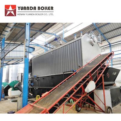 China SZL Horizontal Double Drum Water Tube 10t/h Coal Biomass Fired Steam Boiler for sale