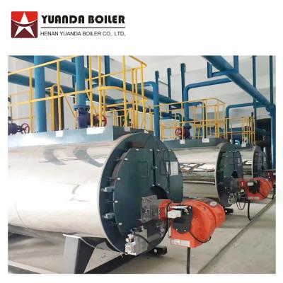 China Horizontal natural gas hot water boilers for swimming pools for sale