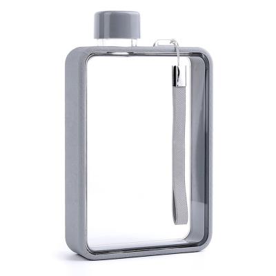 China Eco-friendly Notebook Custom Note Plastic A5 A6 Promotion Flat Square Water Bottle for sale