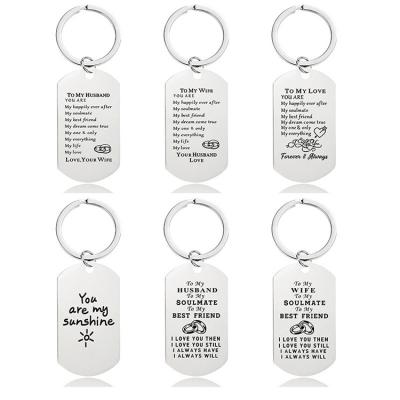 China Promotion Logo Design Promotional Gifts Custom Metal Keychains Logo Stainless Steel Key Chain custom made for sale