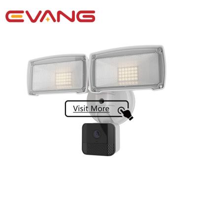 China Outdoor Double Head Led Garden Wall Lamp Security Light With Camera Led Camera Light for sale