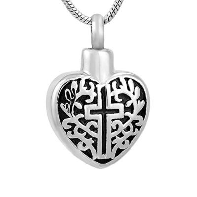 China CLASSIC Cross Urn Necklace for Memorial Ashes Cremation Keepsake Pendant for sale