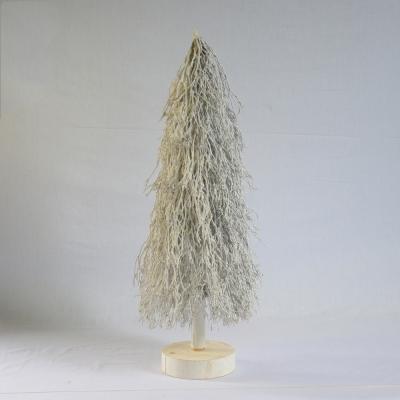 China Europe Artificial Mini Christmas Trees With Wooden Base For Christmas Table Decor for sale