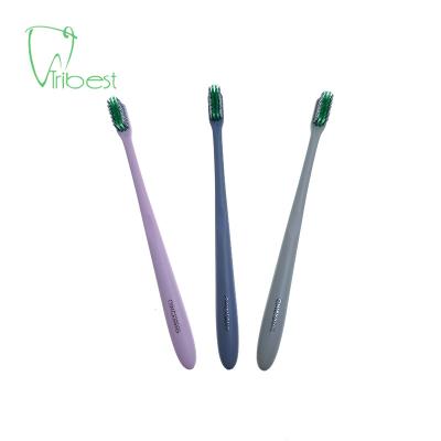 China Custom Disposable Tribest Logo Nylon Soft Bristle Eco Friendly Orthodontic Toothbrush For Braces for sale