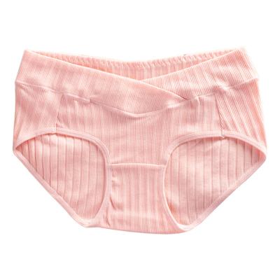 China Cotton Antibacterial Wholesale Maternity Pregnant Underwear Size Girl Puerperal Cross Panties Plus Size Underwear for sale