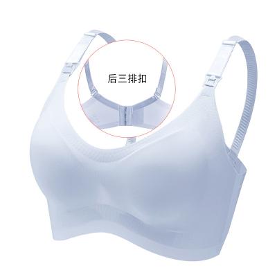 China Manufacturer Wholesale Antibacterial Pregnant Nursing Bra Breastfeeding Elastic Support Maternity Bra Feeding Bra Nursing Comfortable V-Neckline for sale