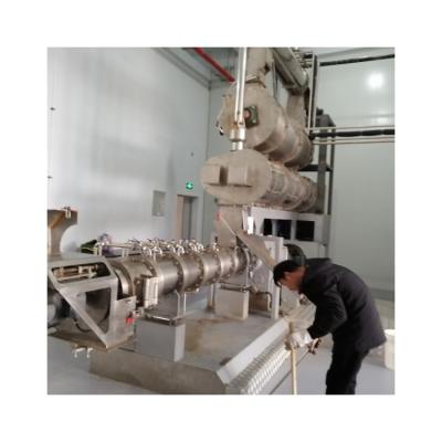 China Meat plant/powder well known for its twin quality pet food screw extruder micro fine pet food production line 5T/h for sale