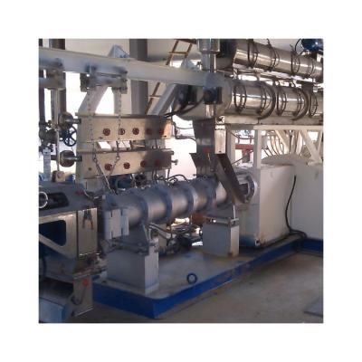 China Meat Factory/Line Competitive Price Twin PVC Laboratory Screw Extruder Pet Food Powder Pelletizing Line 2T/h for sale