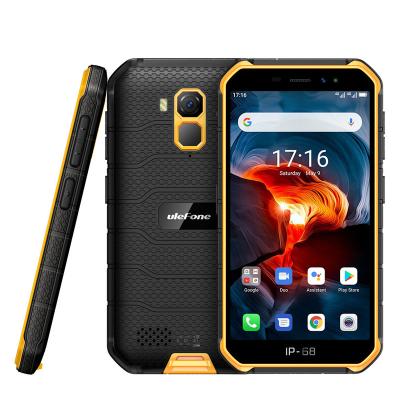 China Dual SIM Card Wholesale Rugged Phone Ulefone PRO Android 10.0 NFC Armor X7 Smartphone 4000mAh 5 Inch 4+32GB MT6761VWE Black/Orange CPU for sale