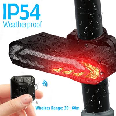 China Rear Tail LED 160LM USB Rechargeable Waterproof Recycling Light IP54 Safety Recycling Warning Light Bike Bicycle Rear Light Warning Light for sale