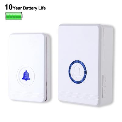 China The Modern Wireless Doorbell for Home Business Classroom Office 1300ft Long Range Adjustable Volume 48 LED Chimes Flash Plug in Doorbell for sale