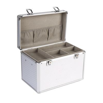 중국 3 Layer Household Aluminium Alloy First Aid Kit Emergency Box Kits Medicine Cabinet Lockable Bag Storage Carrying Handle Case 판매용