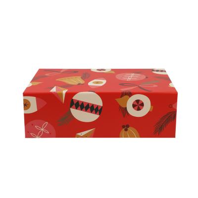 China custom clothing packaging boxes simple elegant folding box with magnet packaging boxes for sale