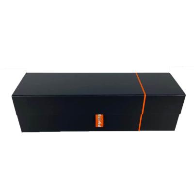 China High-end custom wholesale foldable paper boxes wine box single bottle box for sale