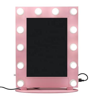 중국 Hot sale professinal salon lighted broadway beauty makeup vanity mirror with 10pcs lights 2020 NEW 판매용