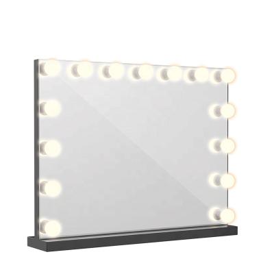 China BOYA 2020 Factory Wholesale Led Vanity Speaker Mirror Professional Lighted Desktop Makeup Hollywood Mirror Natural Light à venda