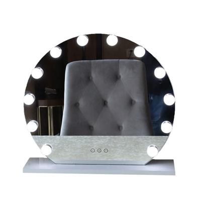 중국 BOYA Factory Makeup Mirror Hollywood Style LED Vanity Mirror with 14 Touch Dimmer LED Bulbs for Makeup Dressing Table 판매용