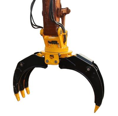 China Hydraulic Excavator Excavator Grapple Wood Grapple Log Grapple Stone Grapple for sale