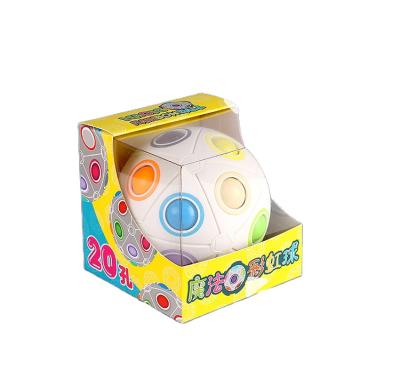 China Creative plastic magic cube puzzle ball hot sale MoYu game children amusement toys for sale