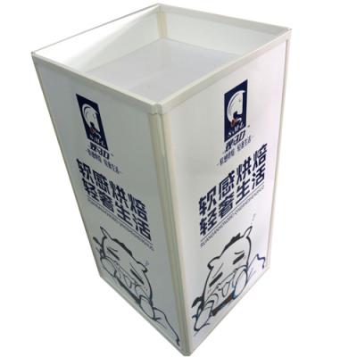 China Recycled Materials Bakery Promotional Retail Custom Sizes Foldable Corrugated Bread Display Stand for sale