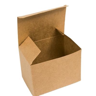 China Eco Friendly Recycled Materials Recycled Material Custom Sizes Brown Kraft Paper Packaging Box for sale