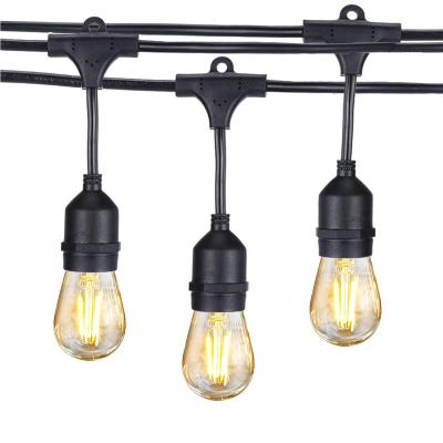 China 48 ft / 15 lights new design solar edison string lights 48ft with great price for sale